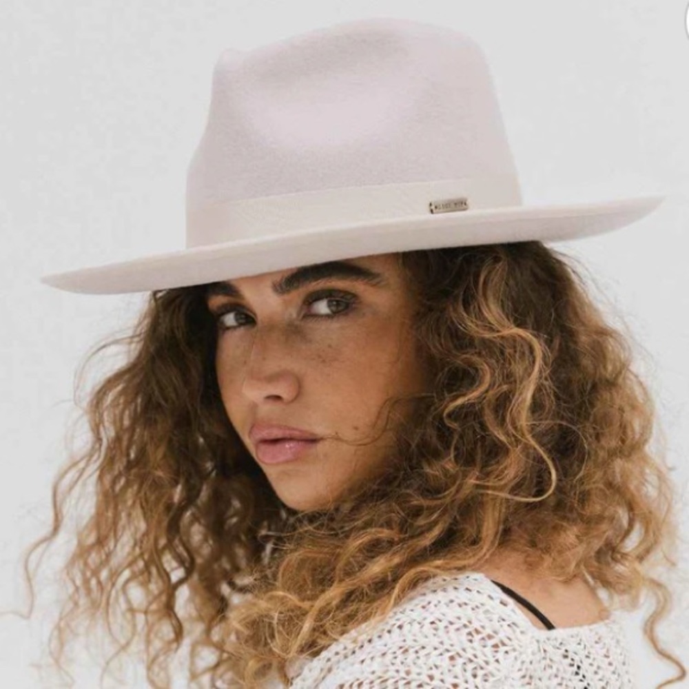 New: Gigi Pipp Monroe Rancher Fedora Hat. Size 57 or Small Medium